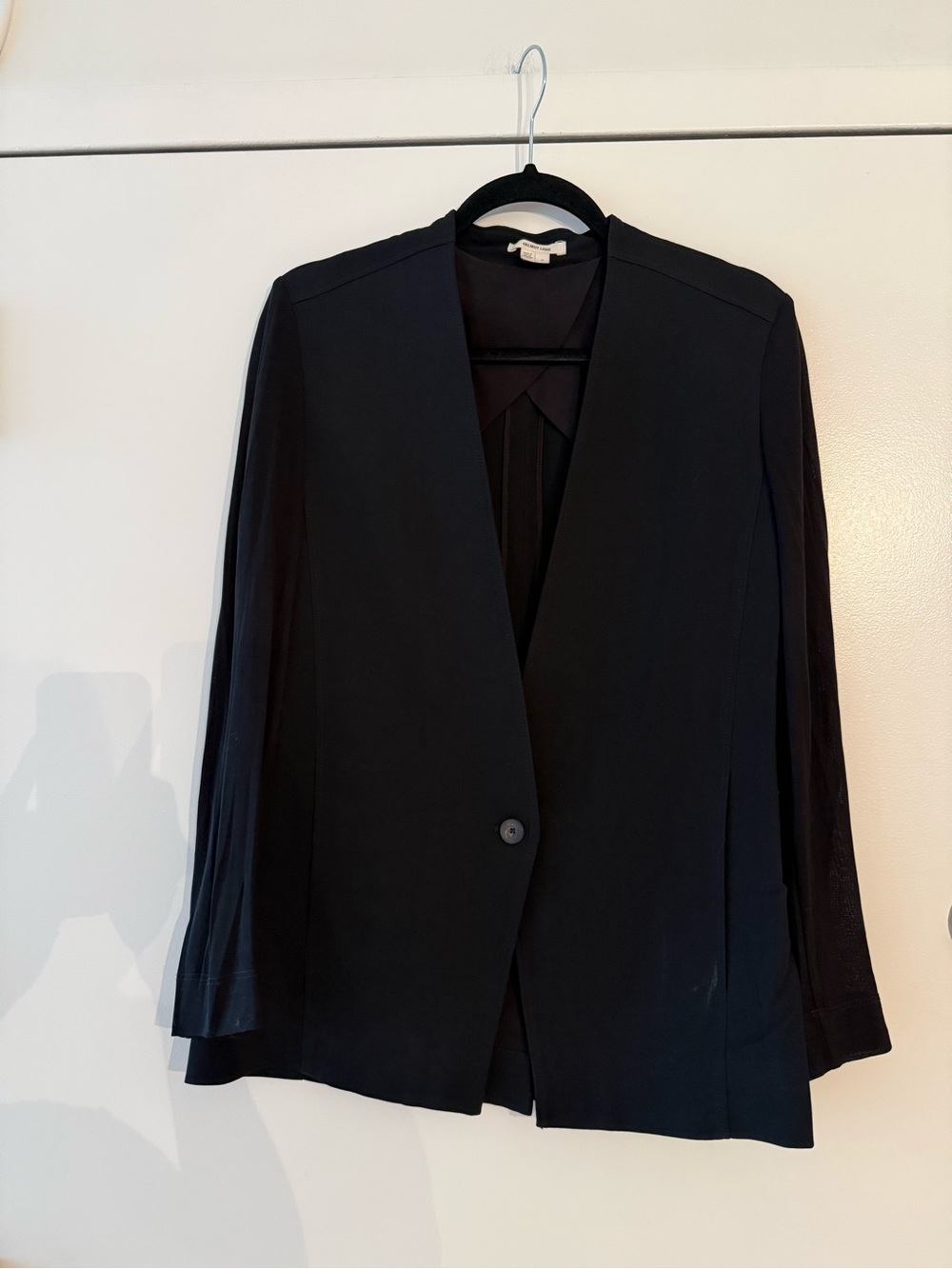 Helmut Lang Black Women's Single-Button Blazer Jacket